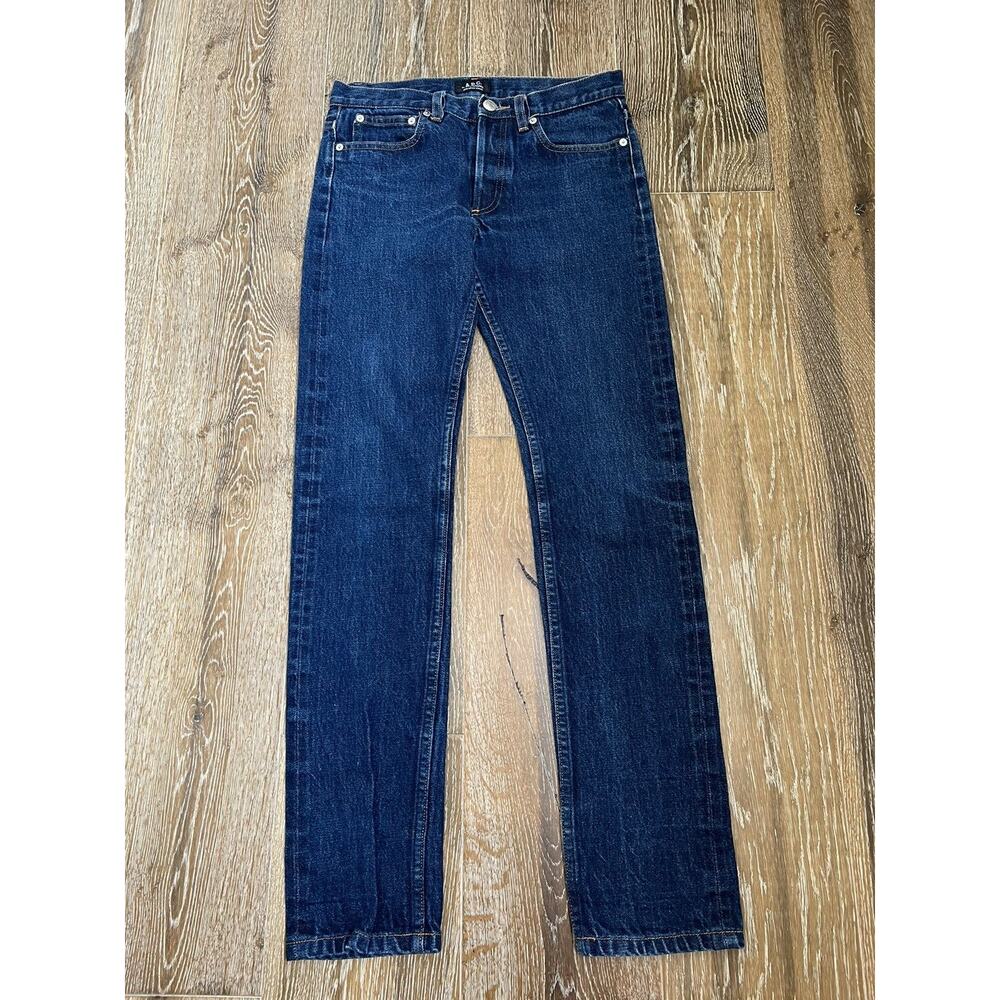 Apc petit standard jean droit etroit selvedge denim